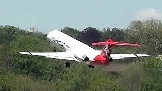 Spotting in Bern Belp LSZB Fokker 100 und Dornier 328 [upl. by Cann]