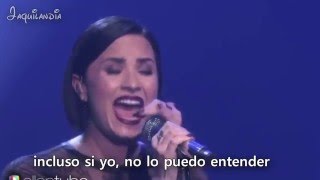 Demi Lovato  Stone Cold LIVE Sub Español [upl. by Adlesirg3]