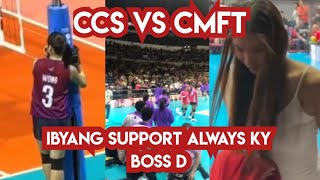 CCS VS CMFT SISTERHOOD MATCH  IVY LACSINA ALWAYS SUPPORT KY DEANNA WONG 💜 [upl. by Irrak]