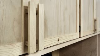 How To Make And Install Wooden Cabinet Handles [upl. by Goodrow367]