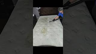 Mattress Cleaning cleaning couch upholstery carpetcleaning satisfying [upl. by Ennaeerb6]