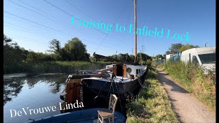 Beautiful weather for a cruise on the River Lea I’m moving to Enfield Lock [upl. by Enyawd]