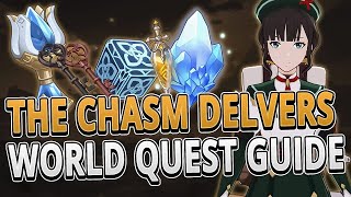 Genshin ImpactWorld Quest  The Chasm Delvers  PART55 [upl. by Nevarc624]