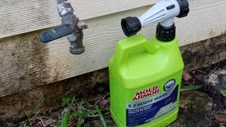 House Wash Mold Armor Review  Before amp After Part 1 [upl. by Cerell]