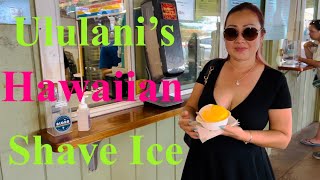 Best Ululani’s Hawaiian Shave Ice in Maui Hawaii USA  Oluwalu Fruit Stand  DAY 1  Cali Que Em [upl. by Faun191]