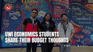 UWI economics students share their budget thoughts [upl. by Eico712]