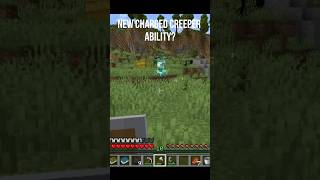 New Minecraft Charged Creeper Ability Just Dropped minecraft moddedminecraft shorts [upl. by Ennoryt]