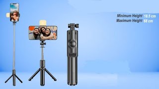 Unboxing US6 Budget Mini Tripod Selfie Stick for Travel Bluetooth Wireless selfistick [upl. by Herring]