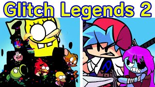 Friday Night Funkin VS Glitched Legends V2 Learn With Pibby x FNF Mod PVZRedSpongebobBenTom [upl. by Ennahgiel]