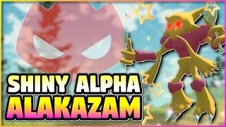 LIVE SHINY HUNTING  SHINY ALPHA ALAKAZAM  POKEMON LEGENDS ARCEUS [upl. by Aerdnac356]