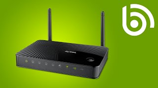 ZyXEL NBG419N v2 WiFi Router Introduction [upl. by Ellicec]