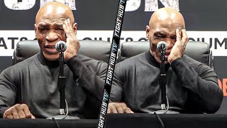 Mike Tyson TEARED UP After LOSS To Jake Paul In Post Fight Interview [upl. by Finstad]