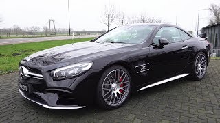 2018 Mercedes SL 63 AMG Facelift  FULL REVIEW SL Exhaust Sound Interior Exterior [upl. by Anaehr]