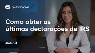 Como obter declaração de IRS dos anos anteriores [upl. by Llennahc]