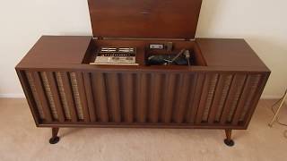 Zenith Console Stereo Record Player Model C9501 [upl. by Atrim994]