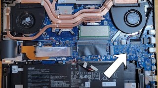 How to UpgradeInstall RAM and m2 SSD in ASUS A15 2022 TUF Gaming Laptop [upl. by Gnoud]