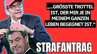 Markus Söder  Neuer Strafantrag gegen Gerald Grosz [upl. by Eca291]