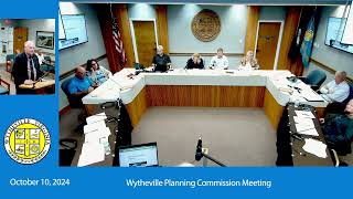 Wytheville Planning Commission Meeting October 10 2024 [upl. by Islehc296]