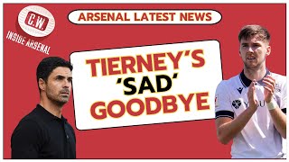 Arsenal latest news Tierneys sad goodbye  Smith Rowe reaction  Biereths future  City sunk [upl. by Karina]