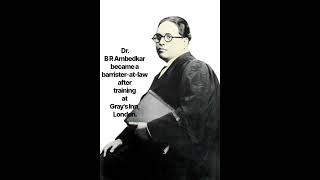 Dr Bhimrao Ramji Ambedkar became a barristeratlaw after training at Grays Inn London [upl. by Gyasi]