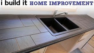 How To Install A Tile Counter Top [upl. by Noiek883]