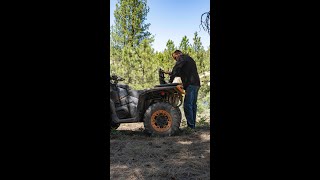 The 2025 CanAm Outlander offers a ridiculous amount of storage 😮‍💨🔥 CanAmOffRoad [upl. by Acnayb]