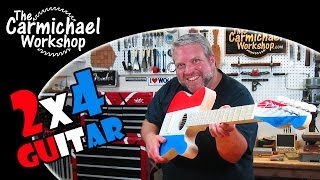 Make a 2x4 Acoustic Telecaster Guitar  2014 2x4 Contest Winner [upl. by Aietal]