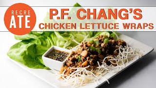 PF Changs Chicken Lettuce Wraps [upl. by Chil]