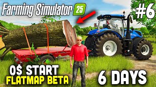 Start with 0 on FLAT MAP in FS25 🚜6 [upl. by Sone]