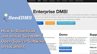 How to Download and Install SeedDMS Open Source Software on localhost WAMP server [upl. by Ancalin]