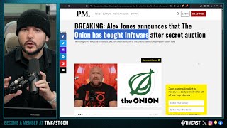 INFOWARS SHUTTING DOWN The Onion Bought Alex Jones Network Jones Launches New Network To Continue [upl. by Assili923]