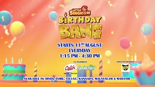 Little Singham Birthday Bang  Starts 11 August PogoChannel [upl. by Leigha188]