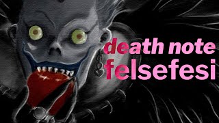 ADALETİ SORGULATAN ANİME  Death Note Felsefesi [upl. by Anitsim]