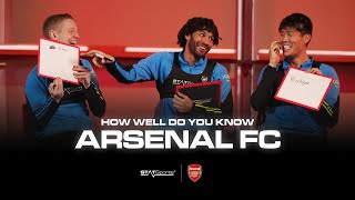 Zinchenko Tomiyasu and Elneny take on the Arsenal Trivia Quiz  STATSports [upl. by Carrie]