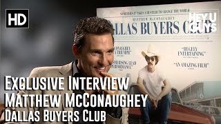 Matthew McConaughey Exclusive Interview  Dallas Buyers Club  Wolf of Wall Street Song [upl. by Kreda]