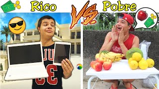 RICO VS POBRE NA ESCOLA 34  LOJA DE FRUTAS [upl. by Komara]