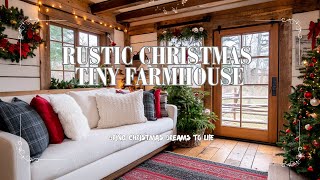 🏠Rustic Christmas in Small Farmhouse Bring Christmas Dreams to Life🎄✨ [upl. by Iroj989]