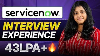 ServiceNow Interview Experience  Placement Journey 🔥 [upl. by Onit]