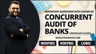 Questions on Concurrent Audit of Banks  Nostro Vostro amp Loro Account Explained [upl. by Einnil169]