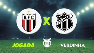 BOTAFOGOSP 1 X 4 CEARÁ AO VIVO VOZÃO VENCE E ENTRA NO G4 DA SÉRIE B  12112024 [upl. by Anilocin]