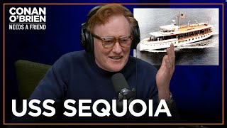 Conan Gets An Invitation To Tour The USS Sequoia  Conan O’Brien Needs a Friend [upl. by Ellekram]