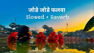 Jode Jode Falaw Slowed Reverb Song  Jode Jode Falaw Pawan Singh  Chatha Puja New Song [upl. by Burr]