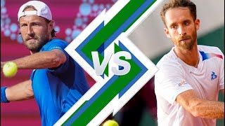 Lucas Pouille vs Constant Lestienne  RENNES 2024 [upl. by Zerk]