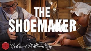 18thCentury Shoemaking at Colonial Williamsburg [upl. by Newra]