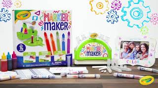 Crayola Marker Maker Make Your Own Markers  Crayola Product Demo [upl. by Ruiz]