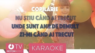 Amna  Copilarie Karaoke Version [upl. by Enerual613]