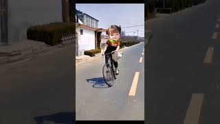 Girl fast fast cycling  funny shorts [upl. by Alvita]