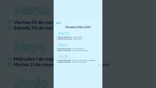 Feriados Chile 2024 [upl. by Orly]