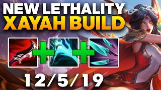 THIS NEW LETHALITY XAYAH BUILD IS CRAZY  Xayah ADC Gameplay [upl. by Arodaeht]