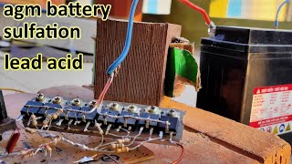 how to reverse battery sulfation new Very strong desulfate circuit [upl. by Sarad]